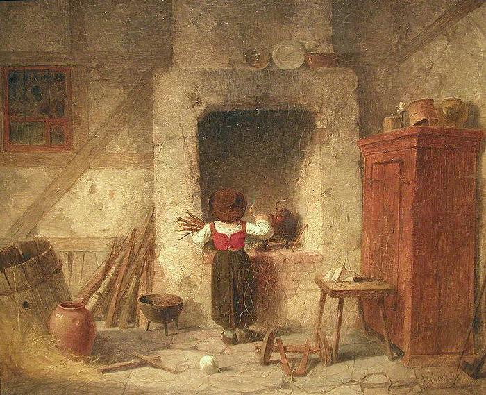 Anders Gustaf Koskull Household Work oil painting image